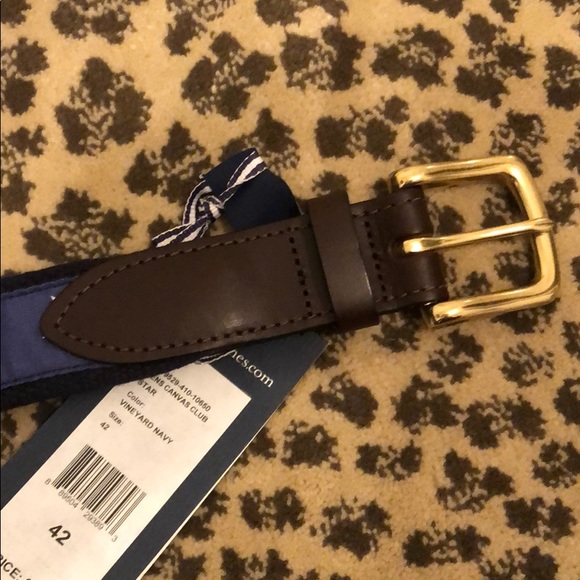 Vineyard Vines Men’s Star Belt Size 42 - Picture 3 of 5